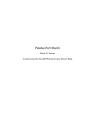 Palatka Port March Concert Band sheet music cover Thumbnail